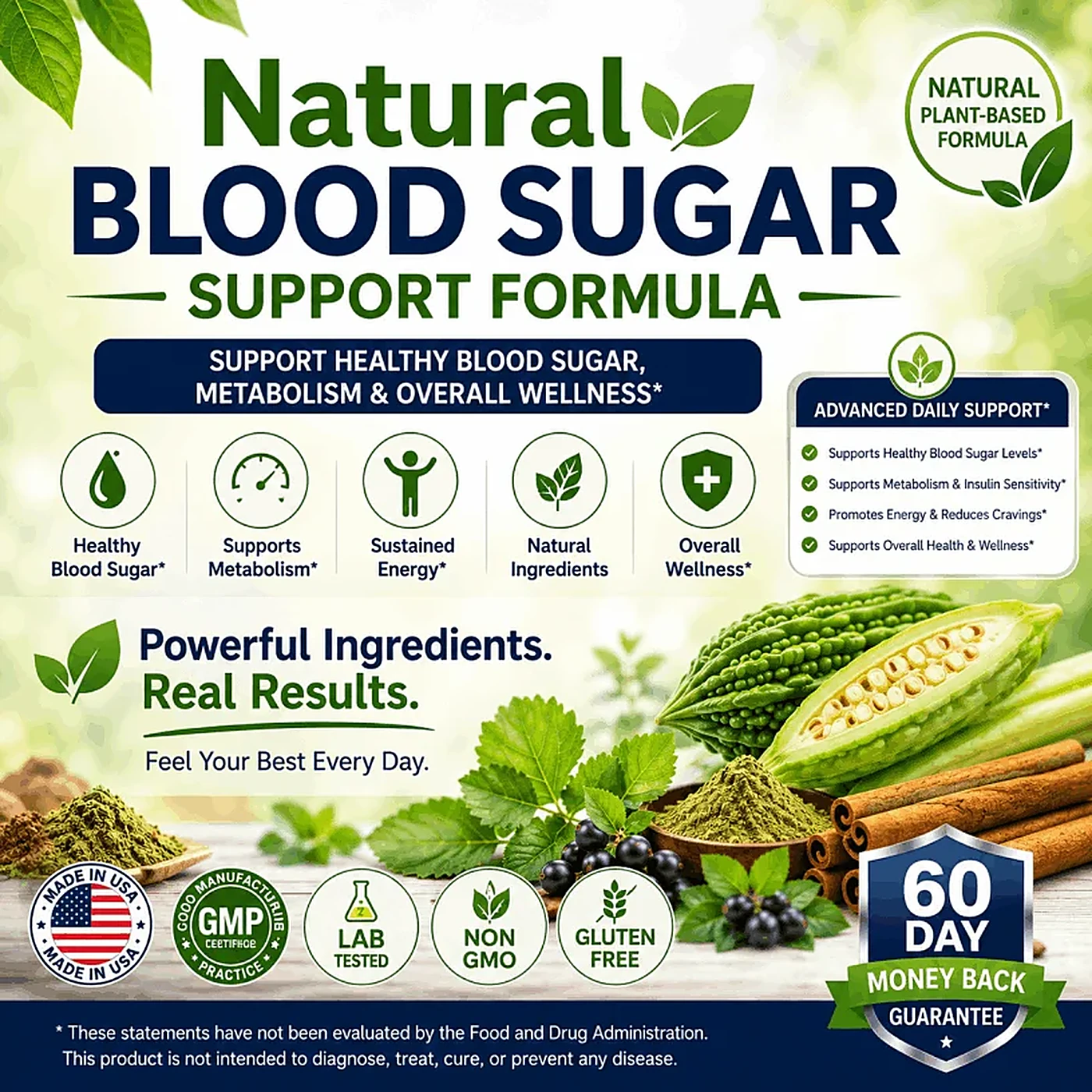 Buy Olivaro natural blood sugar support drops with a 60-day money-back guarantee